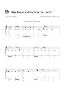 Kling Glöckchen klingelingeling Akkordeon-Noten kostenlos (einfach) Accordio